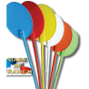 Lot 100 piquets jalons 75cm