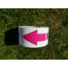 rubalise oxobiodegradable avec fleche rose