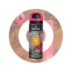 peinture fluo tp 12 mois rose