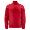Sweatshirt double face avec zip | Textile haut du corps