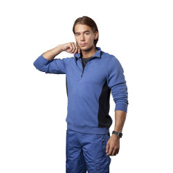 Sweatshirt double face avec zip | Textile haut du corps