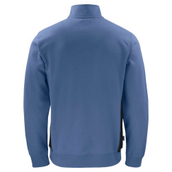 Sweatshirt double face avec zip | Textile haut du corps