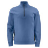 Sweatshirt double face avec zip | Textile haut du corps