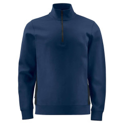 Sweatshirt double face avec zip | Textile haut du corps