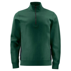 Sweatshirt double face avec zip | Textile haut du corps
