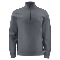 Sweatshirt double face avec zip | Textile haut du corps