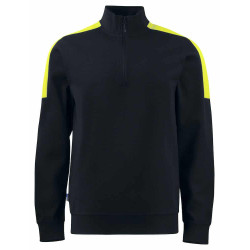 Sweatshirt double face avec zip | Textile haut du corps