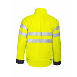 Parka haute visibilité doublée | Textile haut du corps