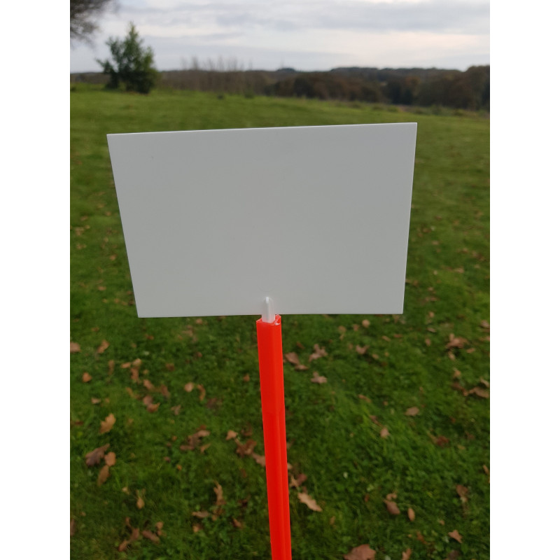 Lot 50 Panneaux supports pour piquet emboîtable Lot 50 Panneaux supports pour piquet emboîtable