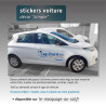 Sticker véhicule décor "encart"