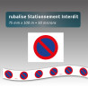 Rubalise plastique avec le logo  INTERDIT DE STATIONNER 75mm*100m