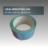 Ruban adhésif plastique 50mm*66m - couleur unie - bleu clair