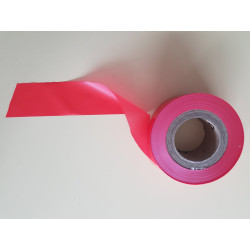 Rubalise de signalisation unie plastique - couleur unie - 70mm*250m - 7 couleurs disponibles
