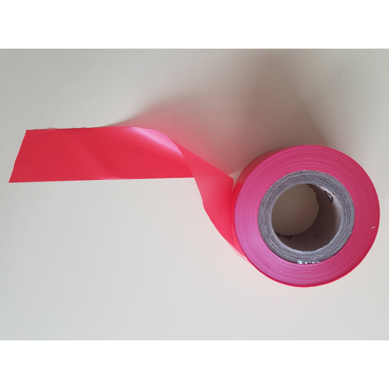 Rubalise de signalisation unie plastique - couleur unie - 70mm*250m - 7 couleurs disponibles Rubalise de signalisation unie plastique - couleur unie - 70mm*250m - 7 couleurs disponibles