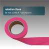 Rubalise plastique unie 50mm*100m - rose