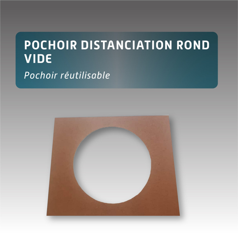 Pochoir réutilisable rond