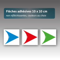 Flèche adhésive 10cm*10cm