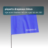 Piquet drapeau 40 cm lot 100
