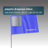 Piquet drapeau 40 cm lot 100