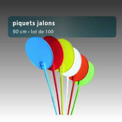 Piquet jalon 90cm - lot 100