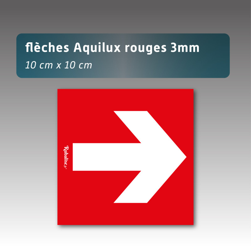 Flèche akilux  10cm*10cm - 3 couleurs disponibles