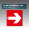 Flèche akilux  10cm*10cm - 3 couleurs disponibles