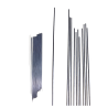 Piquets en acier nus 75 cm - Lot de 100 pour balisage rubalise