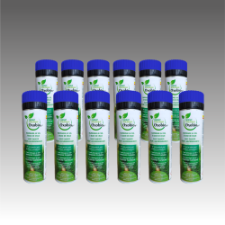 Lot de 12 bombes éphémères écologiques à la craie pour marquage au sol couleur unique