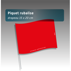 Piquet rubalise - 7 couleurs disponibles