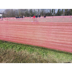 Filet de balisage - maille tricotée 80cm*1000m - rouge
