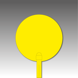 Piquet jalon 90 cm - lot 50 pour baliser un parcours sol dur solide et durable