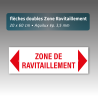 Flèche Aquilux Double « Zone de ravitaillement » 20 × 60 cm – Épaisseur 3,5 mm