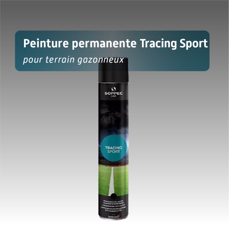 Traceur de ligne sur terrain de foot - Tracing sport - permanent 3 à 6 mois - 6 coloris