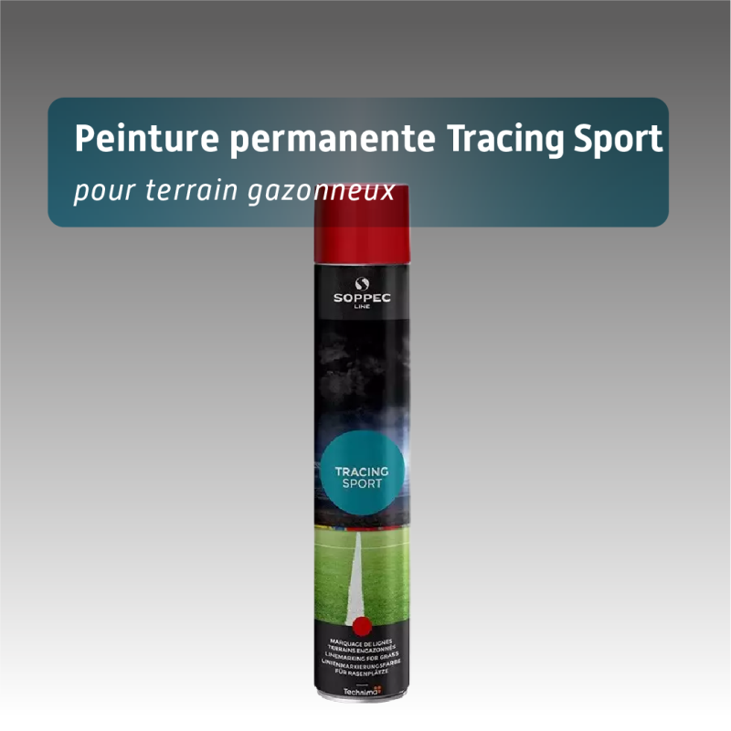 Traceur de ligne sur terrain de foot - Tracing sport - permanent 3 à 6 mois - 6 coloris