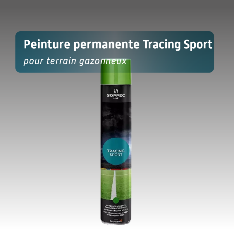 Traceur de ligne sur terrain de foot - Tracing sport - permanent 3 à 6 mois - 6 coloris