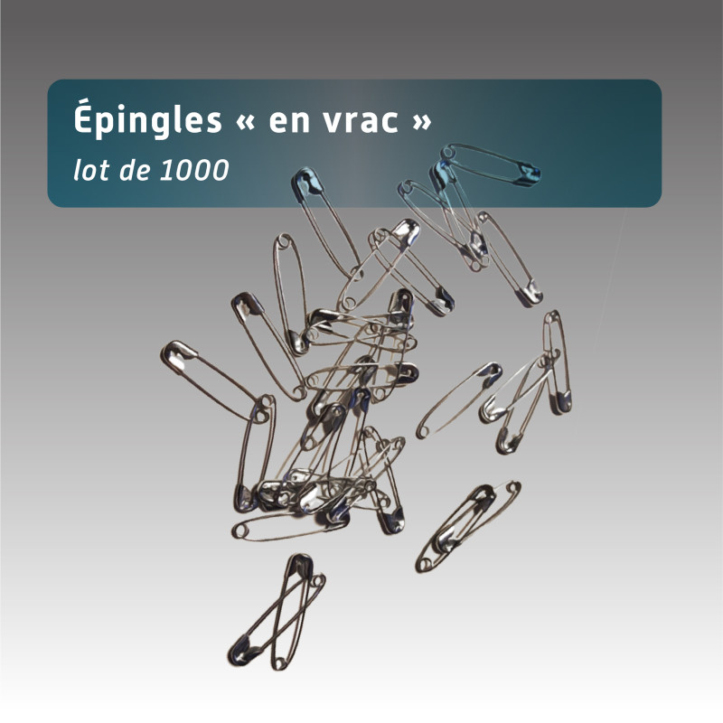 Épingles à Nourrice de Course 28 mm – Lot de 1000 pour Fixation de Dossards
