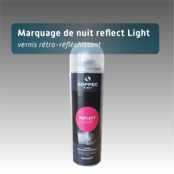 Bombe de peinture réfléchissante de nuit | Marquage au sol nuit