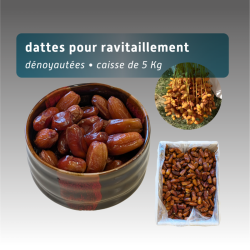 Dattes énergétiques dénoyautées pour ravitaillement sportif | Énergie naturelle