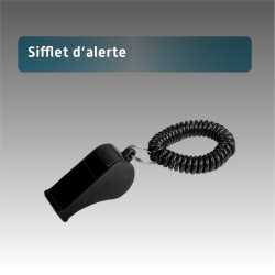 sifflet d'alerte sécurité