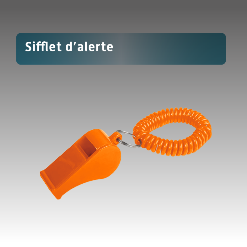 sifflet d'alerte sécurité