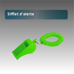 sifflet d'alerte sécurité