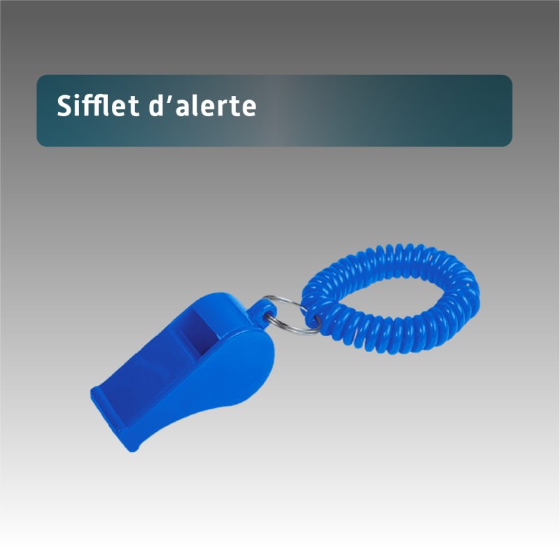 sifflet d'alerte sécurité