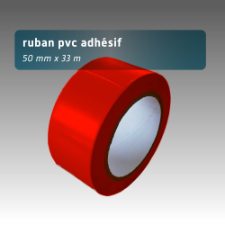 Ruban PVC adhésif 50mm*33m - couleur unie