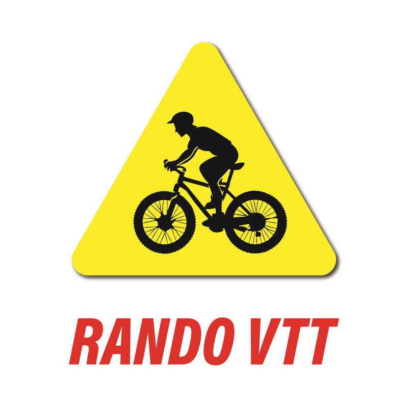Panneau Rando VTT Aquilux 70 x 90 cm - Signalisation