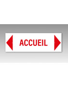 Panneau aquilux pour balisage au sol