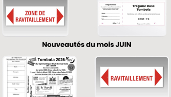 Nouveautés événementielles : signalétique ravitaillement, tickets personnalisés 